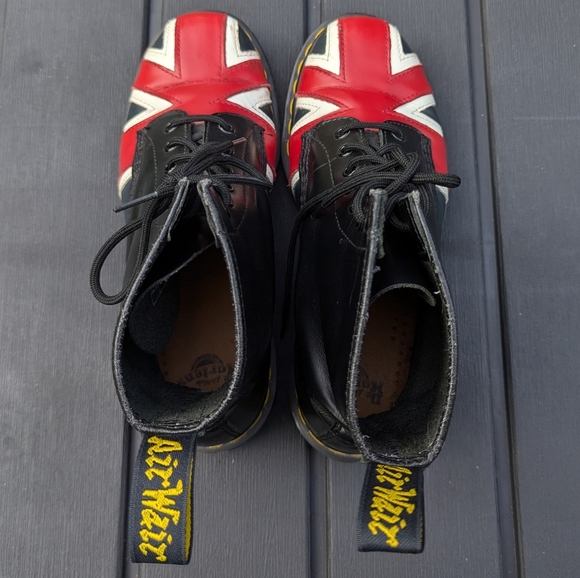 Dr Martens Boots Union Jack British Flag Unisex Men's 9 Women's 10 - Picture 11 of 15